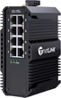 Коммутатор NetLINK HTB-6000 промышленный гигабитный на 8 портов на DIN-рейку - изображение 1