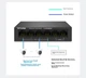 Коммутатор TP-LINK на 6 портов 100 Мбит/с с 4 портами PoE, для систем видеонаблюдения, разветвитель, модель TL-SF1006LP - изображение 4