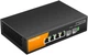 Коммутатор KeepLINK KP-9000 2.5G на 4 порта PoE с двумя гигабитными SFP, мощность 75 Вт, для видеонаблюдения - изображение 2