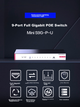 H3C 9-портовый гигабитный PoE-коммутатор, неуправляемый коммутатор корпоративного класса, разветвитель кабеля для систем видеонаблюдения, блок питания PoE 72 Вт, замена S9G-P для S9G-P - изображение 9