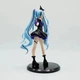 Коллекционная аниме-фигурка Hatsune Miku в образе Kuromi 20 см ПВХ статуэтка на подставке для декора рабочего стола и пополнения виртуальной коллекции - изображение 5