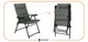 Садовое кресло Springos складное GC0064 Grey/Black - изображение 12