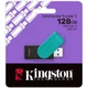 USB флеш накопичувач Kingston 128GB DataTraveler Exodia S Black/Turquoise USB 3.2 - изображение 3