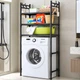 Полка стеллаж напольная над стиральной машиной Laundry Rack (399 WR) Черный - изображение 1