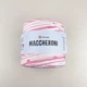 Пряжа YARNART Maccheroni трикотажна плоска для макраме в'язання декору та сумок біло-рожева градієнт (7980004) - изображение 4
