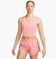 Спортивний топ для фітнесу жіночий Nike W Fast Df Crop Tank XS Рожевий DD5921-611 - зображення 1
