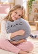 Мягкая игрушка Кот Пушин Pusheen 40 см плюшевая подушка для сна объятий и отдыха серый (M9123RK) - изображение 1