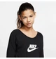 Дитяче плаття Nike Sportswear Swoosh Black M Чорний CJ7433-010 - зображення 3