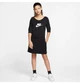 Дитяче плаття Nike Sportswear Swoosh Black M Чорний CJ7433-010 - зображення 5