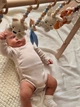 Підлоговий мобіль BABY GYM з іграшками, стійка Монтессорі, тренажер для немовлят, Лісовий, молочний зайчик і бежевий ведмедик - зображення 4