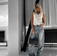 Жилетка из костюмки S/M белый - изображение 3