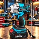 Гайковерт аккумуляторный бесщеточный 48V ударный электрогайковёрт с 2 АКБ в кейсе для авто - изображение 3