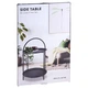 Stolik kawowy Trends 4 You metalowy 40 x 40 x 66 cm czarny 568199 (8721037532358) - obraz 2