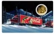 Колекційна золота монета “Coca-Cola — святкова вантажівка” 0,03 г - изображение 1