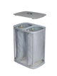 Корзина для белья с двумя отделениями Joseph Joseph Tota 90 л Grey 50003 (01000983) - изображение 4