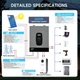Гібридний інвертор DATOUBOSS DT 4862S 6200W 48В 230В, MPPT 120А, сонячний контролер, 8500Вт, 500В - зображення 10