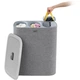 Корзина для белья с тремя отделениями Joseph Joseph Tota 90 л Grey 50024 (01001115) - изображение 9