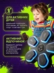 Музыкальный боксерский тренажер для бокса Bluetooth 5 целей Zumi LED 9 скоростей 10 программ цифровой дисплей со счетчиком ударов до 4 ч 250 кг 36×37 см перчатки черный (3360001) - изображение 5