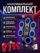 Настенный музыкальный боксерский тренажер Bluetooth 7 целей Zumi 9 скоростей 11 программ цифровой дисплей подсветка аккумулятор 4 ч 45.5×37.5 см 2 пары перчаток черный (3350001) - изображение 11