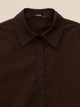 Сорочка однотонна жіноча LAWA WTC02313 2XL Шоколадний shop (2000999917943) - зображення 2