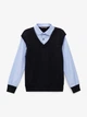 Сорочка однотонна для хлопчика GENUA 2610/3 128 см Блакитний shop (2000999712319) - изображение 1