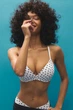 Бюстгальтер push-up Victoria's Secret 80C Белый в горох (150286) - изображение 2