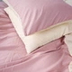 Комплект постільної білизни Pimiango (12-0712 + 15-1415) Mikrosatin Premium Двусторонній Євро - зображення 3