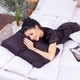 Подушка ортопедична (стружка Memory) №4096 Delicate satin 0055 Black Pearl MEN 59*43*12 см 590*430*120 Classic - зображення 6