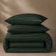 Простирадло MirSon Ranforce Elite 17-0612 Stripe Emerald 220*240 - зображення 1