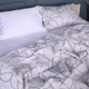 Простынь Сатин 22-1460 Minimal Lines white 220*240 - изображение 5