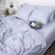 Простирадло Сатин "0843 Grey Blue" 150*220 - зображення 7