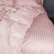 Простирадло Satin Stripe 30-0007 Pink 150*220 - зображення 1