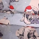 Простирадло MirSon Ranforce Elite 17-0599 New Year's pug Grey 200*220 - зображення 4