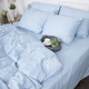 Простирадло Сатин "0842 Light Blue" 150*220 - зображення 8
