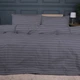 Простирадло MirSon Ranforce Elite 17-0601 Stripe Gray 150*220 - зображення 2