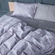 Простынь Сатин STANDART 22-1428 Leafsong gray 150*220 - изображение 2