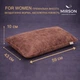 Подушка (стружка Memory) №4051 28-0003 Brown Velvet Women 59*43*10 см 590*430*100 Classic - изображение 1