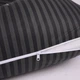Подушка для вагітних та відпочинку Г-подібна №5002 Color Line 17-0611 Stripe Black EcoSilk бязь 140*40*20 - зображення 7