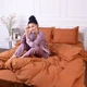 Простынь Satin Stripe 30-0005 Brown 110*160 - изображение 4