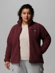 Толстовка на молнии женская Columbia 219393009 S Бордовая (1159863374) - изображение 10