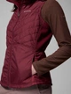 Теплый жилет короткий женский Columbia 195254472 L Бордовый (1159863478) - изображение 7