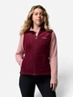Теплый жилет флисовый короткий женский Columbia 113692258 XS Бордовый (1159856848) - изображение 1
