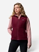 Теплый жилет флисовый короткий женский Columbia 113692258 XS Бордовый (1159856848) - изображение 3