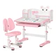 Комплект стіл + стілець + полиця Mealux BD-29 Panda XL Pink (BD-29 PN) Рожевий - изображение 1