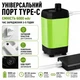 Портативний акумуляторний душ 6000 mAh, переносний душ з дисплєм для кемпінгу Зелений - изображение 5