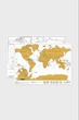 Скретч-карта Luckies of London Scratch Map® Travel Edition формат A3 (42х29х7 см) - изображение 5