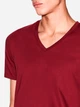 Футболка хлопковая длинная мужская Armani Exchange 692898919 2XL Бордовая (1162362246) - изображение 4