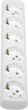 Колодка Borsan з заземленням 6 розеток White (BR-1556-0) - зображення 2