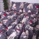 Простынь MirSon Ranforce Elite 17-0598 New Year's pug 220*240 - изображение 1