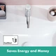 Смеситель для раковины Hansgrohe Tecturis S 80 CoolStart 73301000 - изображение 12